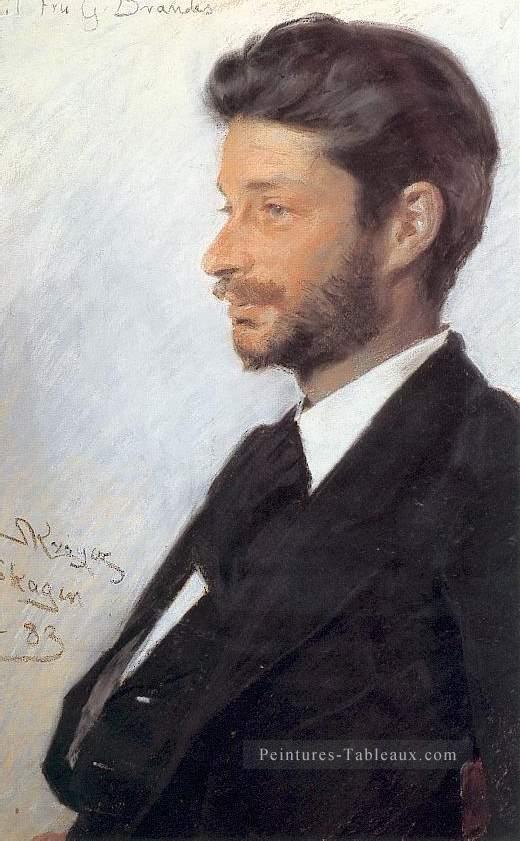Georg Brandes 1883 Peder Severin Kroyer Peintures à l'huile
